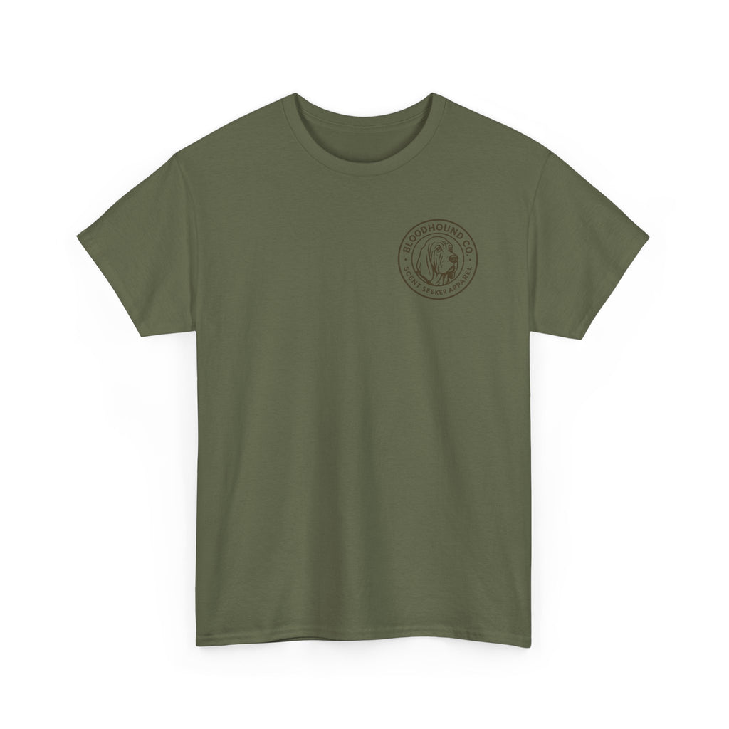 Tracking Bloodhound Dog Tee | Track the Trail hiking shirt