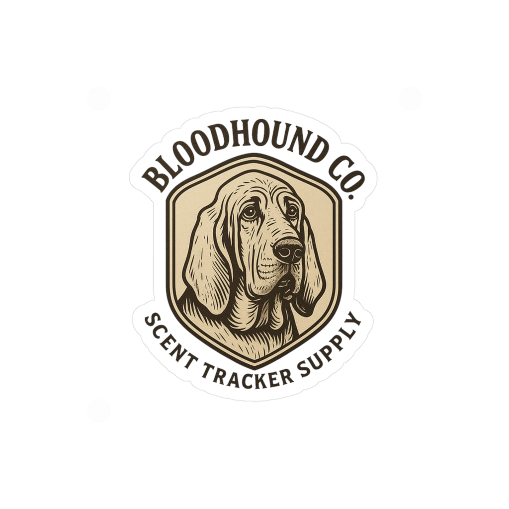 Bloodhound Co Scent Tracker Supply sticker | Kiss-Cut Vinyl Decal