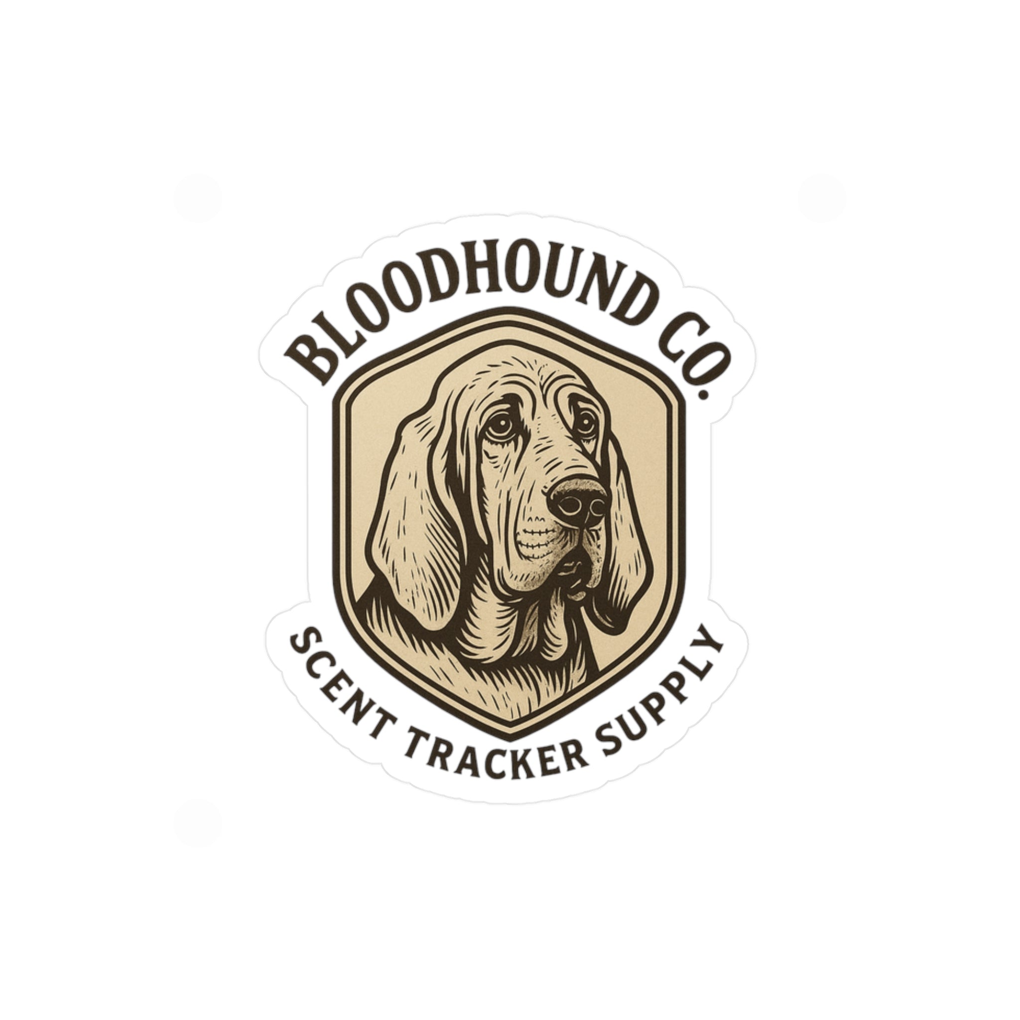 Bloodhound Co Scent Tracker Supply sticker | Kiss-Cut Vinyl Decal