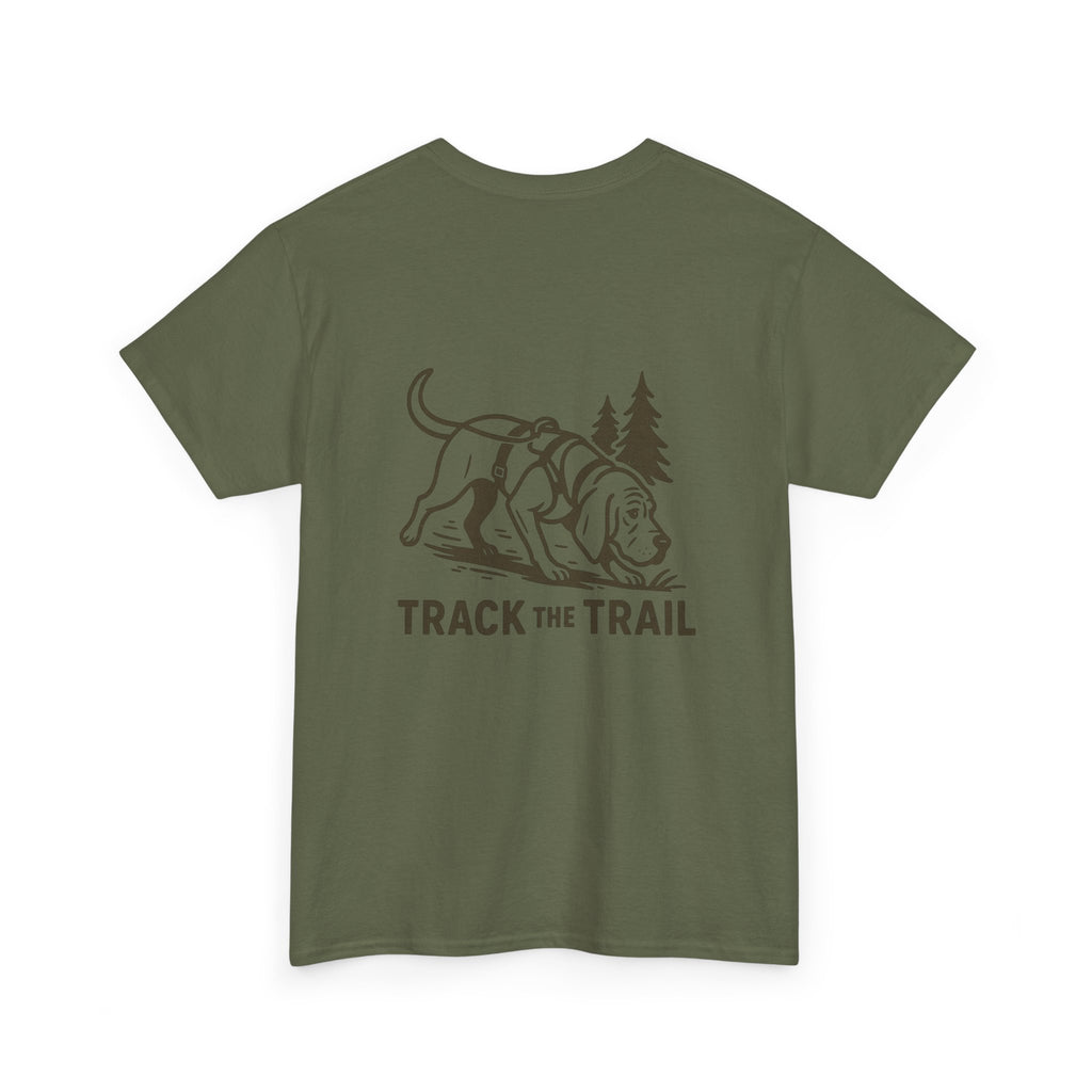 Tracking Bloodhound Dog Tee | Track the Trail hiking shirt