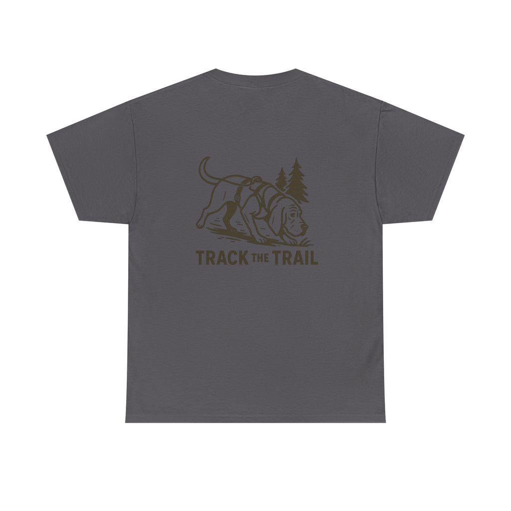 Tracking Bloodhound Dog Tee | Track the Trail hiking shirt